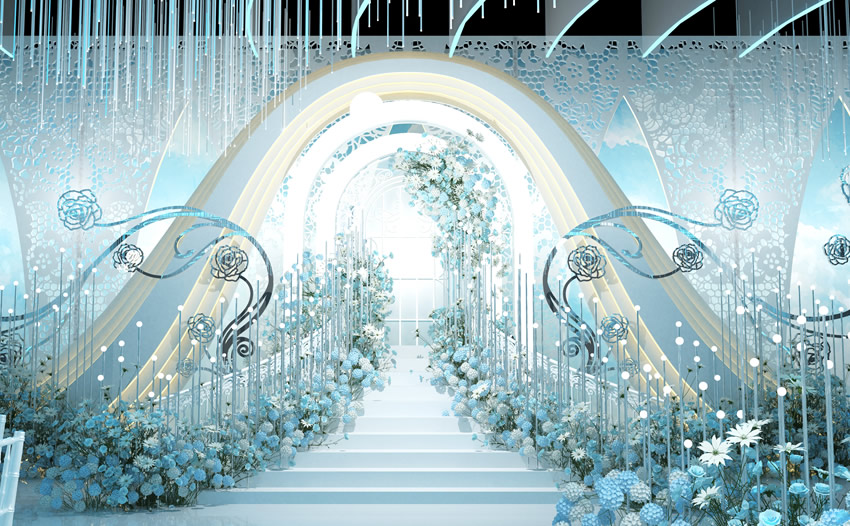 南华釡香烙馍村水晶厅效果展示